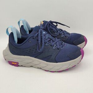 HOKA Anacapa Breeze Trail Running Walking Shoes Women's Size 6.5 Dark Blue NICE